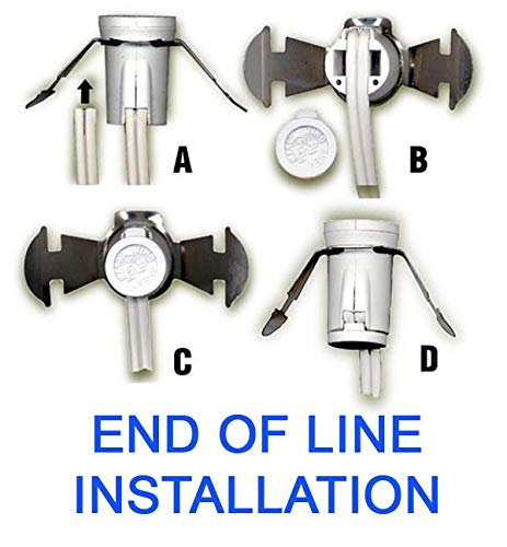 National Artcraft® Quick-Connect Candelabra Socket for in-Line or End of Lamp Cords (Pkg/2)