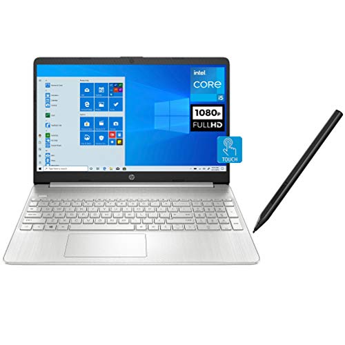 15.6" Touchscreen Notebook Computer, Intel Core i3-1115G4 3.0GHz, 8GB RAM, 256GB SSD, Window 10 Home, Natural Silver - HP 2Q1H2UA#ABA