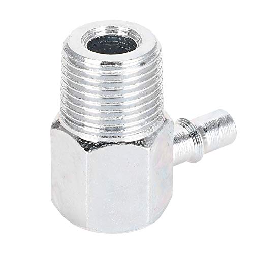 Intake Vacuum Fitting Sbc Intake Manifold Vacuum Port Fittings 3/8 3/8" Vacuum Fitting 90° 3/8Npt-1/4 Hose Nipple Aluminum Alloy 4535Z Edelbrock Intake Manifold Joint #TOP6