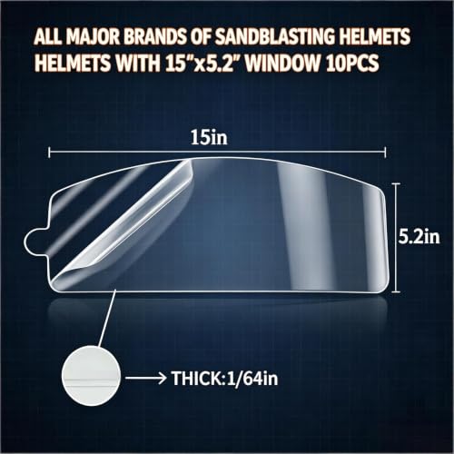 Image of SHUNJIE Sandblaster Helmet Safe Air Feed Sandblast Helmet with Shoulder Protective Sand Blast Hood Protector for Sandblasting Equipped