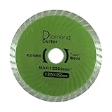 iHelp ダイヤモンドカッター 125mm ウェーブ IH-759 ブロック モルタル コンクリート レンガ 切断 溝切