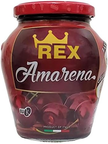 REX Italian Amarena Cherries in Syrup, 16.23 Ounce