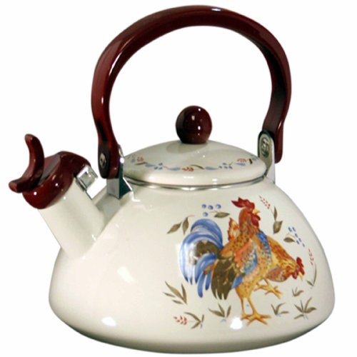 Corelle Coordinates by Reston Lloyd Harmonic Hum Whistling Teakettle, 2.2 Quart, Country Morning