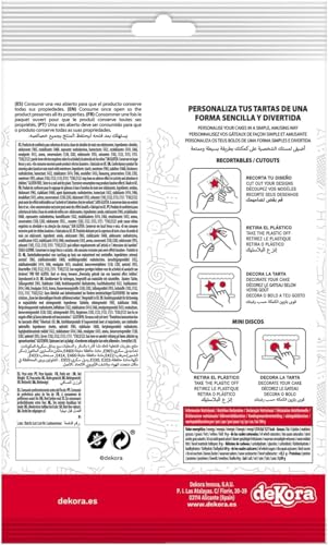 Dekora, Stitch Kuchenband, Essbare Dekorband für Torten, Offizielles Disney-Design, Perfekt für Kindergeburtstage & Motto-Partys, Einfache Anwendung 21x5 CM