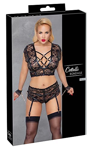 Cottelli BONDAGE Set Noir 3XL : Finitions premium et confort haut de gamme