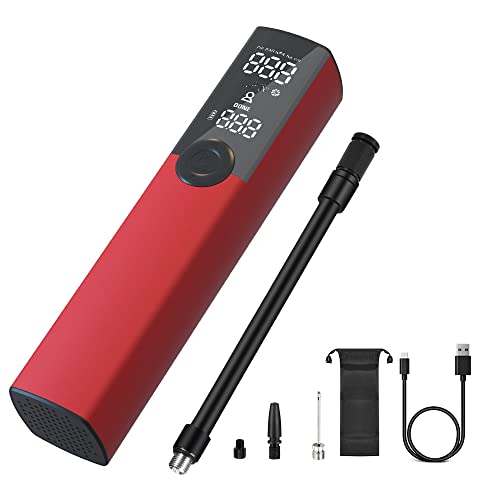 Woowind BP188 Fahrradpumpe Elektrisch 150PSI Akku Luftpumpe Fahrrad Alle Ventile Kompressor Fahrradpumpe (Aluminiumschale) Cover