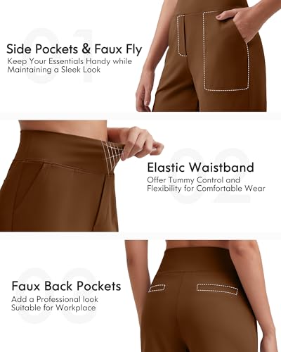 Image of G4Free EverGoing Women's Casual Shorts High Waisted 4'' / 5'' Comfy Shorts with Pockets for Yoga Workout Lounge