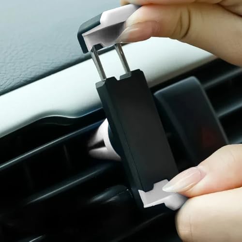 Image of Universal Car Air Vent Phone Mount Holder | Adjustable Mobile Stand for All Smartphones | 360 Rotation | Secure Grip & Easy Installation