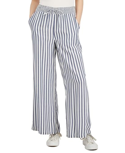 Style Co Womens Striped Wide Leg Pull On Pants