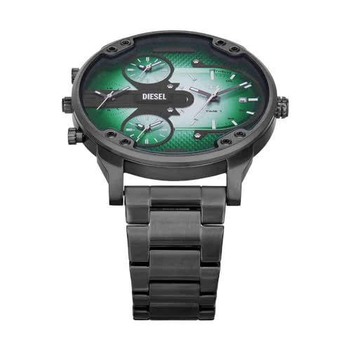 Diesel Mr. Daddy Watch for Men, Quartz Three Hand Multifunctional Movement with Stainless Steel Strap – Ansicht 4