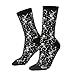 oyebn Dancing Skeleton Novelty Socks Funny Crew Socks For Men Women Gifts