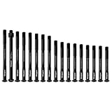 12 mm Naben-Steckachse für Mountain- und Rennräder, Federung, Frok und Rad, hohl, leichte Aluminiumlegierung, Materialspezifikationen: M12-Gewindedurchmesser x 1,5 mm Gewindesteigung: 142 mm L