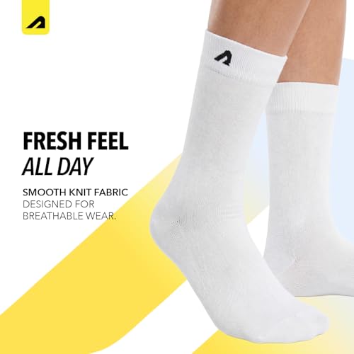 Image of Boldfit Socks for Men Combed Cotton Crew & Calf Length Formal Socks Breathable Anti-Odour Arch Support Anti-Slip Fit Reinforced Heel & Toe Soft Durable Office & Casual Wear, Pack of 3