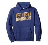 West Virginia Mountaineers Football Retro Navy Pullover Hoodie
