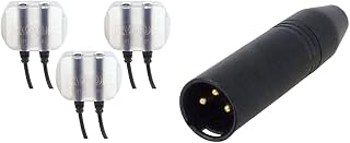 RØDE invisiLav (3 Pack) Clear Mount for Lavalier Microphones Pack of 3 & VXLR Mini-jack to XLR Adaptor
