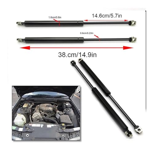 Amortisseurs à gaz de capot E36 levage fluide et sécurisé - 2