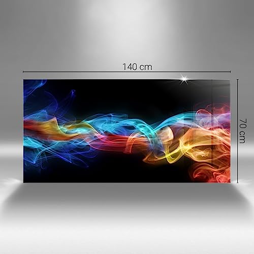 Verre d'art pour l'intérieur Wallfluent de haute qualité au design abstrait premium