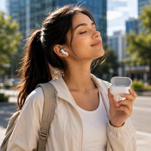 Image of Original in-Ear True Wireless Earbuds Compatible for OnePlus Buds 2R, 12.4mm Drivers, Up to 48H Playback with Case, 4 Mic AI Call Noise Cancellation, IP55 Water Resistant (White)