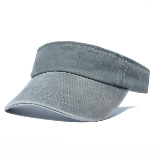 Image of ANDICEQY Sport Sun Visor Hats Adjustable Empty Top Baseball Cap Cotton Ball Caps for Women and Men