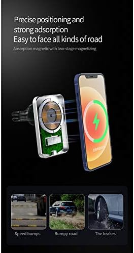 bhvxw 15w qi magnetic car charger usb auto fast charging pad holder car mount