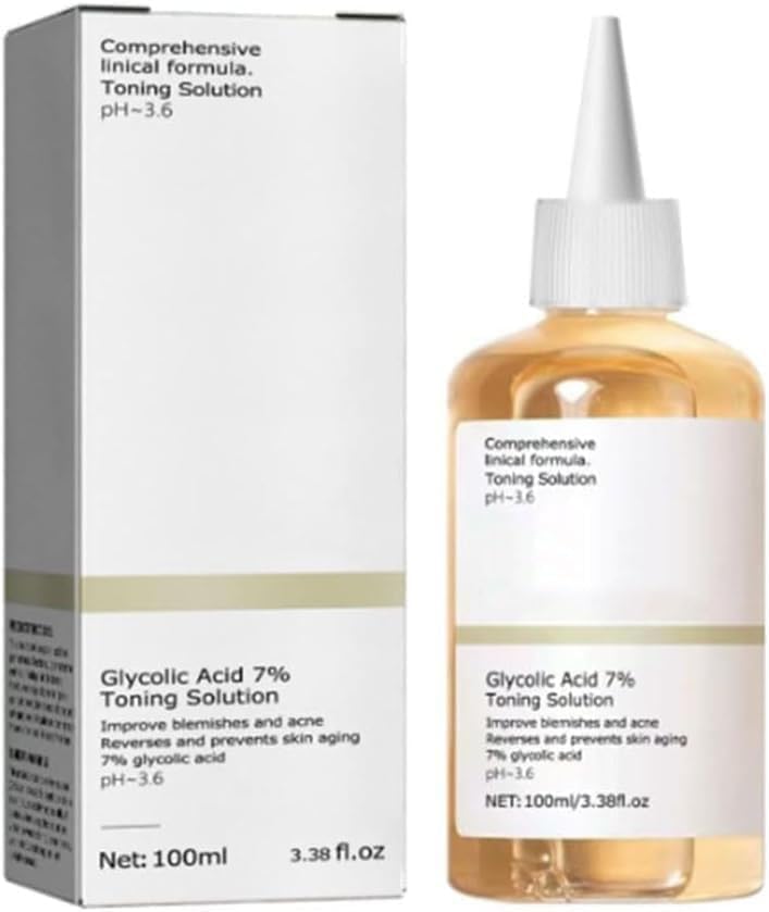 100ML Ordinary-Glycolic Acid 7% Toning Resurfacing,Glycolic Sour 7% Toner, Solution for Blemishes and AcneÔºà1Ôºâ