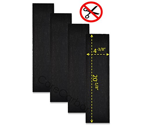 Corecarbon 4-Pack Carbon Pre-Filter Designed To Fit Honeywell True Hepa Air Purifier Models Hpa-150, Hpa160, Hpa161-Tgt, Hpa-245, Hpa-249, Hpa-248-Tgt #TOP1