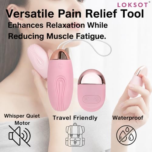 LOKSOT Muscle Relaxation Massager, Sky Blue, TPE, Ribbed Interior, - Image 6