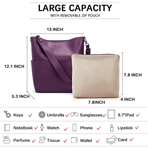 BOSTANTEN Women's Leather Designer Bucket Handbag #TOP19