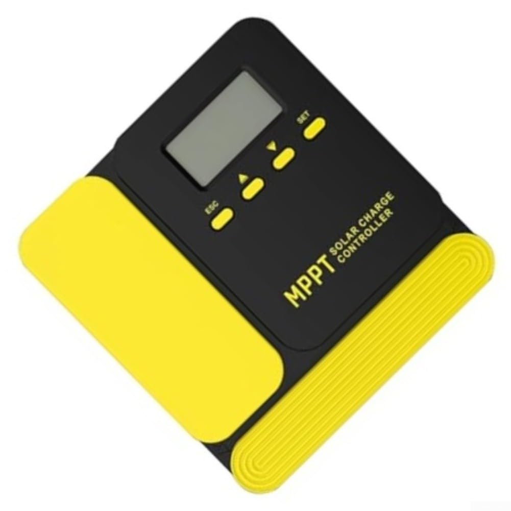 Regolatore solare MPPT 10A-20A per piombo-acido per batteria regolatore solare (10A) | Rilevamento automatico della tensione, sistema 12 V/24 V, display LCD in tempo reale, ricarica efficiente