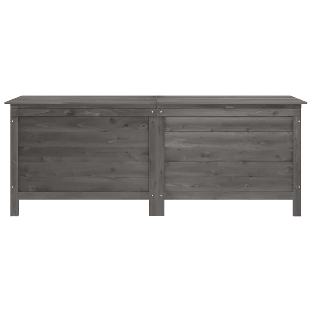 Generico Contenitore da Giardino Antracite 150x50x56,5 cm Massello Abete,Cassapanche da Esterno