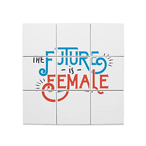 Carreaux céramique 15,2x15,2 cm Future is Female, le cadeau féministe idéal