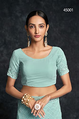 Sari 8527 de Georgette una solución elegante de gala con lentejuelas y cristales Zarkan 6