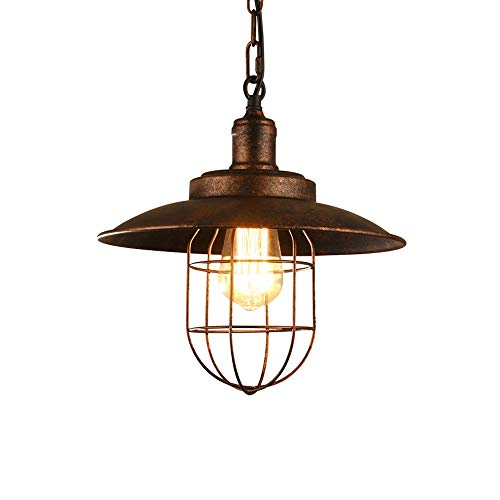 Luminaire industriel suspendu pour éclairer un salon sombre avec style