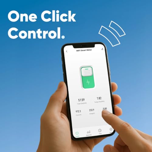 Image of AZIOT Premium Smart WiFi MCB 63A with Digital Display | Intelligent Circuit Protection & Energy Monitoring | App & Voice Control | Alexa, Google Assistant Compatible