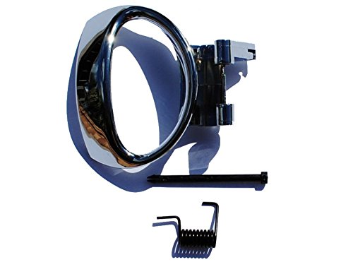 Interior Inside Driver Side Left Hand Chrome Door Handle Replacement Compatible with Chevrolet Chevy HHR 2006-2011