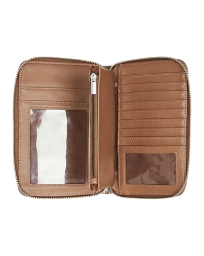 Roxy Back in Brooklyn - Women's Zip Wallet ERJAA04403, Brown-Woodsmoke, Taille unique, Modern2