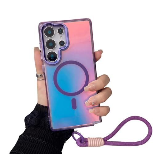 Coque Galaxy S23 Ultra magnétique violette pour le quotidien