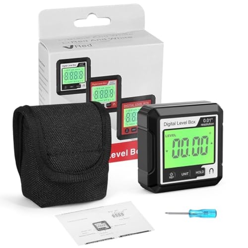 Inclinomètre compact précis avec écran LCD rétroéclairé - 7