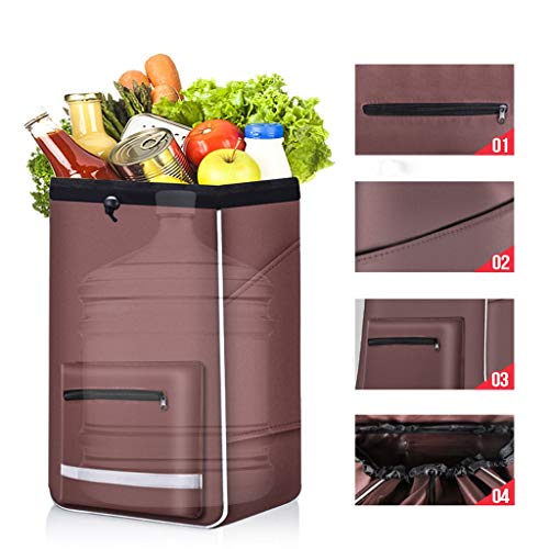 Carretilla plegable para compras y equipaje miniatura 3