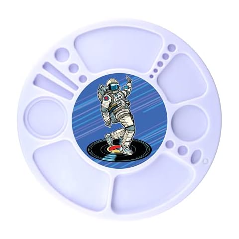 TIRIRS Glow Tray - Rolling Light Up Tray, Party Mode with 7 LED Light Colors & Automatic Color Change, Fashion Pattern & Gift Package, USB Rechargeable, White Cover