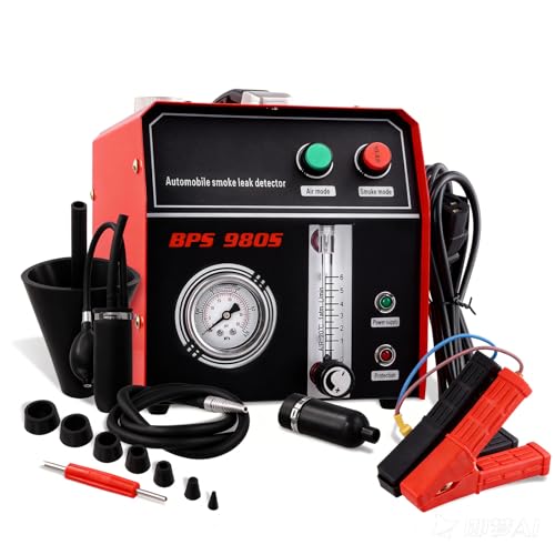 LORPHEIR Automotive Smoke Machine Leak Detector with Built-in Air...