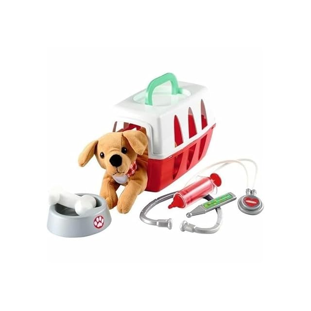 Foto 3 de 6 de Ecoiffier- Maletín Veterinario con Perrito, 8 Piezas. A Partir de 18 Meses. Fabricado en Francia (7600001907)
