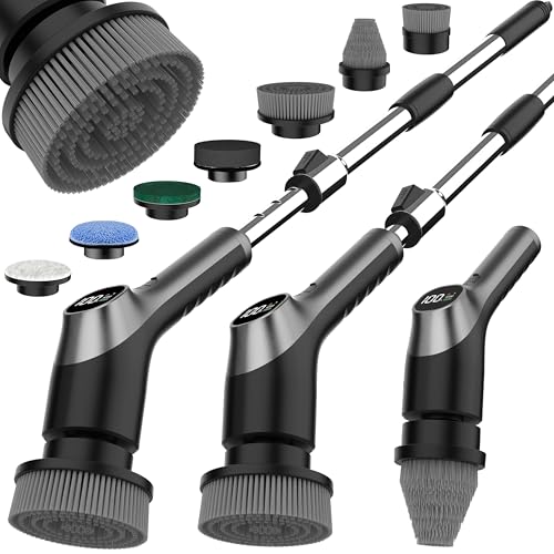 Vicmayun Brosse Nettoyage Electrique, 7 en 1 Brosse Rotative Nettoyage