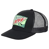 Mountain Dew Original Trucker Adjustable Snapback Hat BLK
