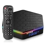 Android TV Box, 4GB RAM 32GB ROM QPLOVE Q18 Boxed TV Android H618 Quad Core Cortex-A53 CPU Mali-G31 GPU 2.4G/5G Dual Band WiFi6 BT5.0 6K 3D HDR10 H265 Smart TV Box