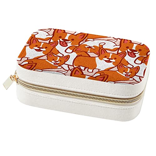 Boîte à bijoux Corgi portable pour bagues et colliers - 2