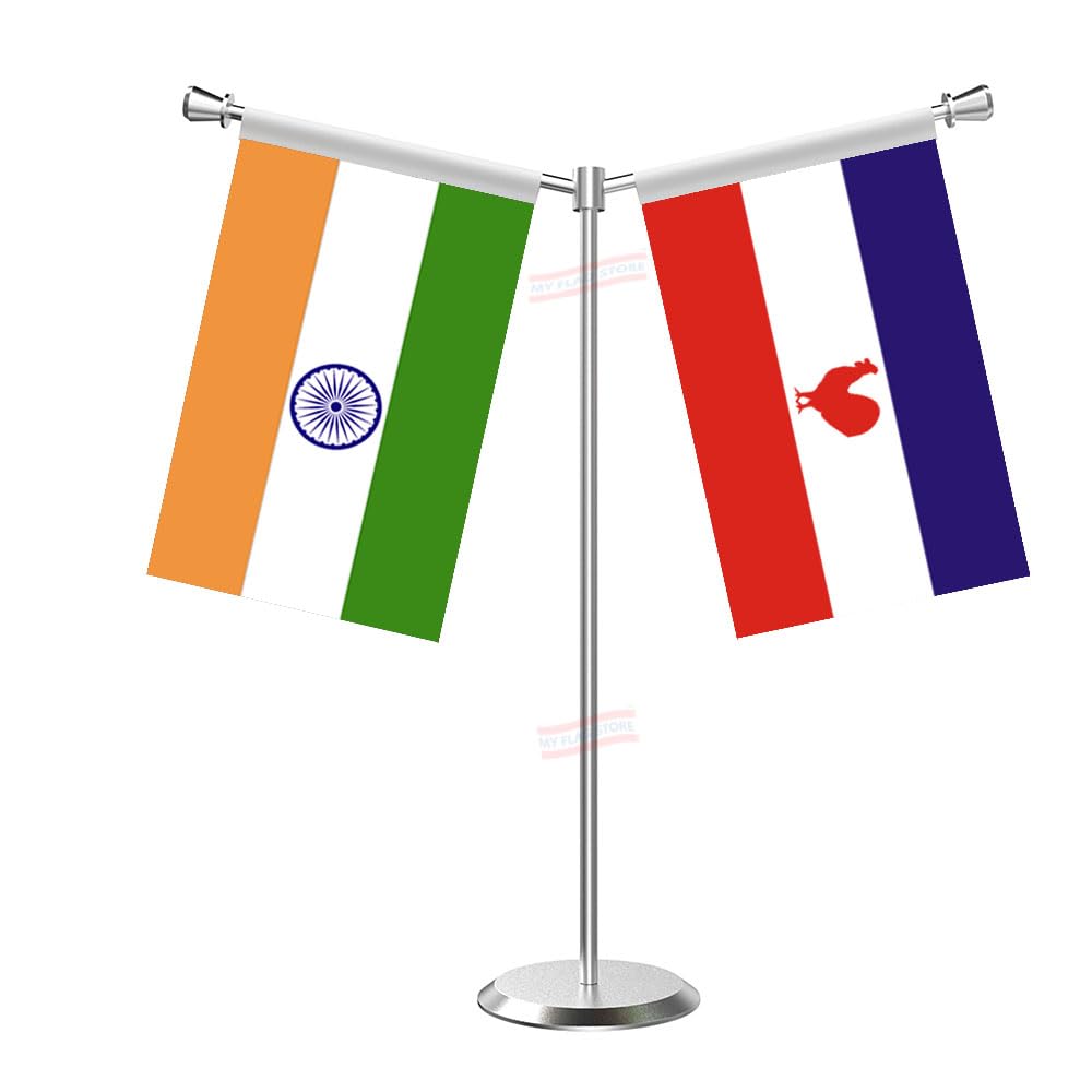 The Flag Company NPF (Naga People's Front) cross Y-Shape Table