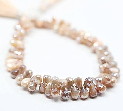 Pierre de lune mystique perles gouttes pour vos ateliers de bijoux bohèmes