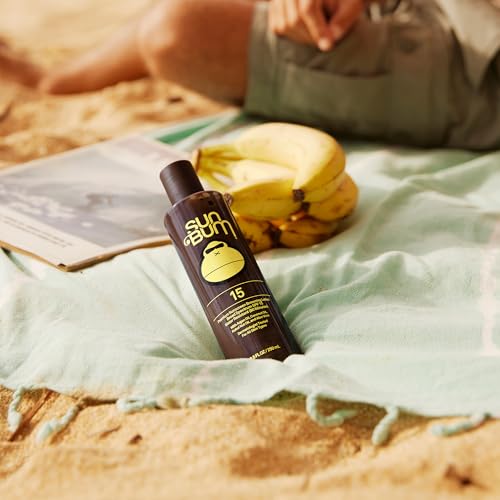 Image of Sun Bum SPF 15 Browning Body Lotion - Water-Resistant Broad Spectrum Moisturizing Tanning Lotion with Vitamin E - Hawaii 104 Act Compliant (Made Without Octinoxate & Oxybenzone) - 8.5 Fl Oz