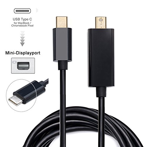 jser USB 3.1u00a0Tipo C USB-C a Mini DisplayPort DP Macho 4u00a0K Cable De Monitor para MacBook & portátil 1,8u00a0m